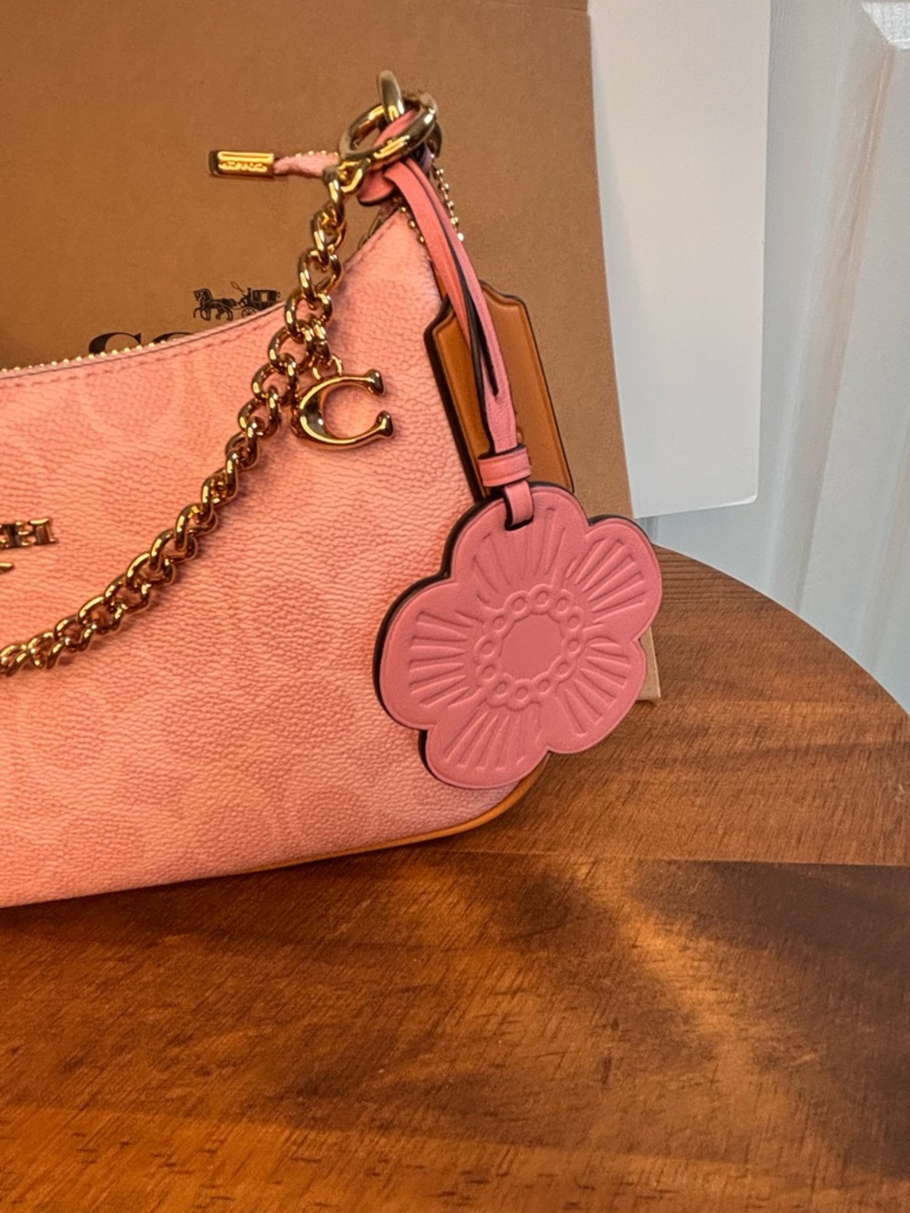 Coach Powder Pink Teri
Shoulder Bag with Charms
NEW CEA20 - Picture 7 of 13